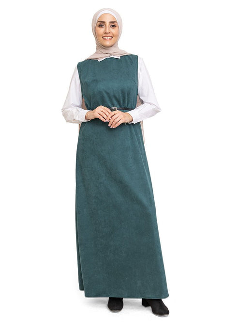 Ocean Winter Sleeveless Dress - Khotwh